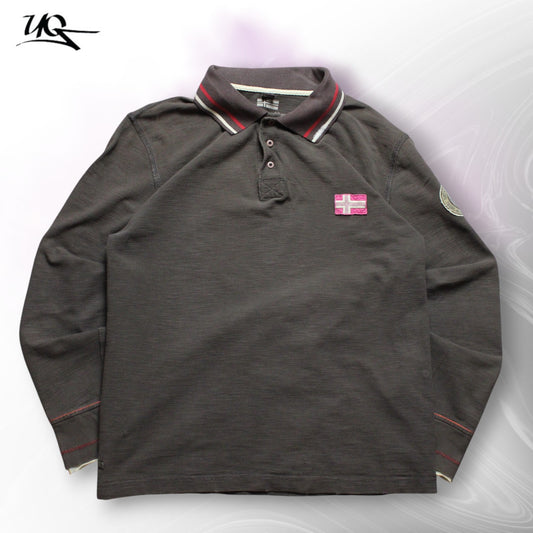 Napapijri Long Sleeve Polo Shirt (Man-L)