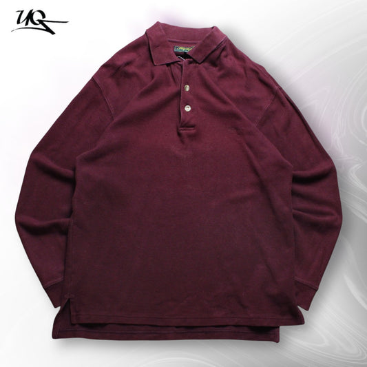 Hopkins's gestricktes Langarm-Poloshirt (Herren, M) 