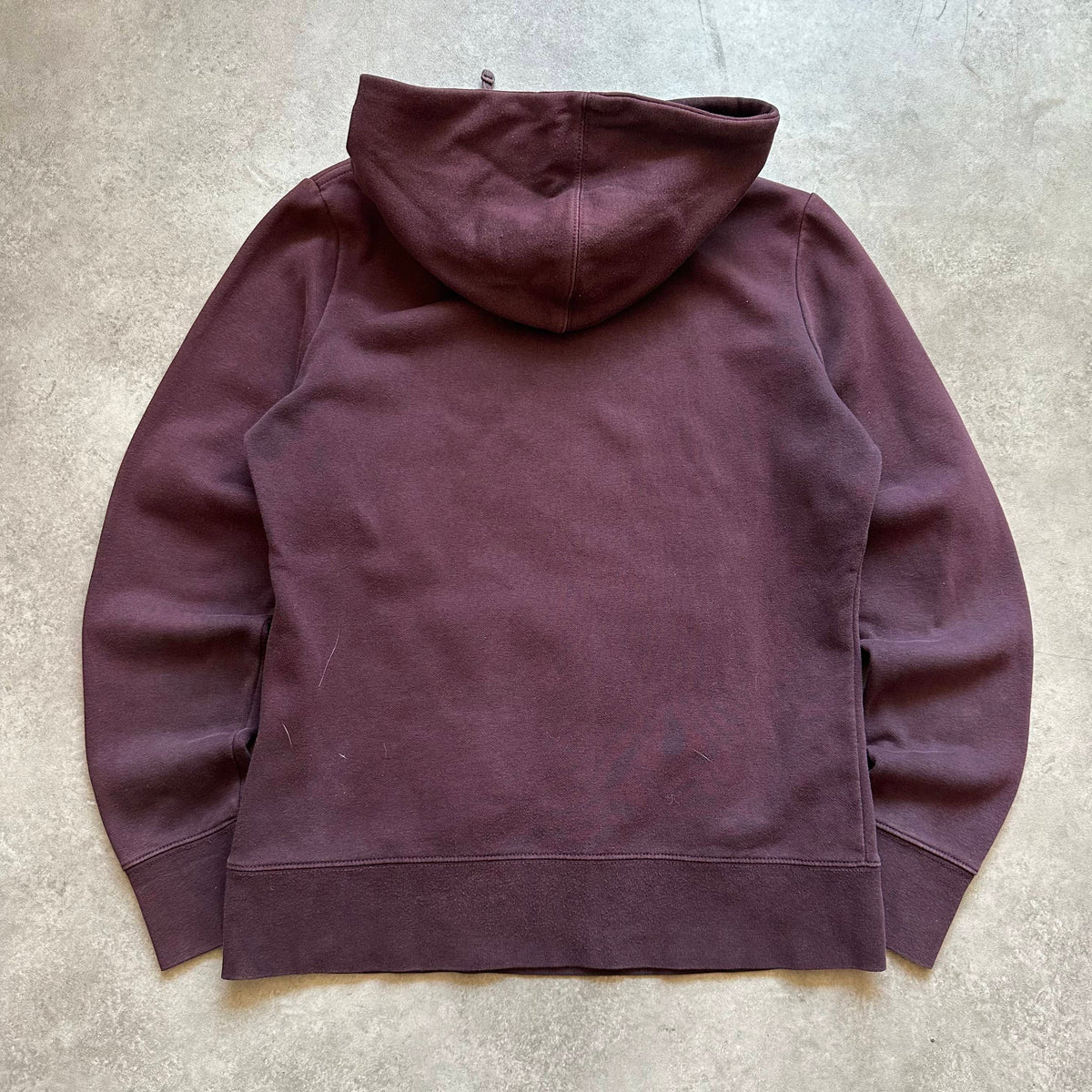 The North Face Purple Logo Hoodie M