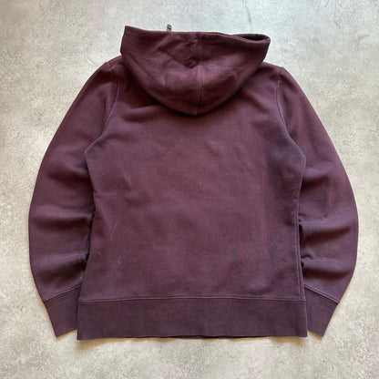 The North Face Purple Logo Hoodie M