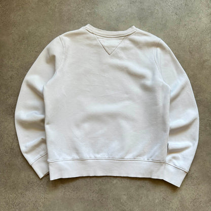 Tommy Jeans White Sweatshirt S