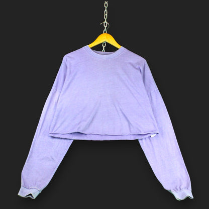 asos design Langärmliges Crop-Top