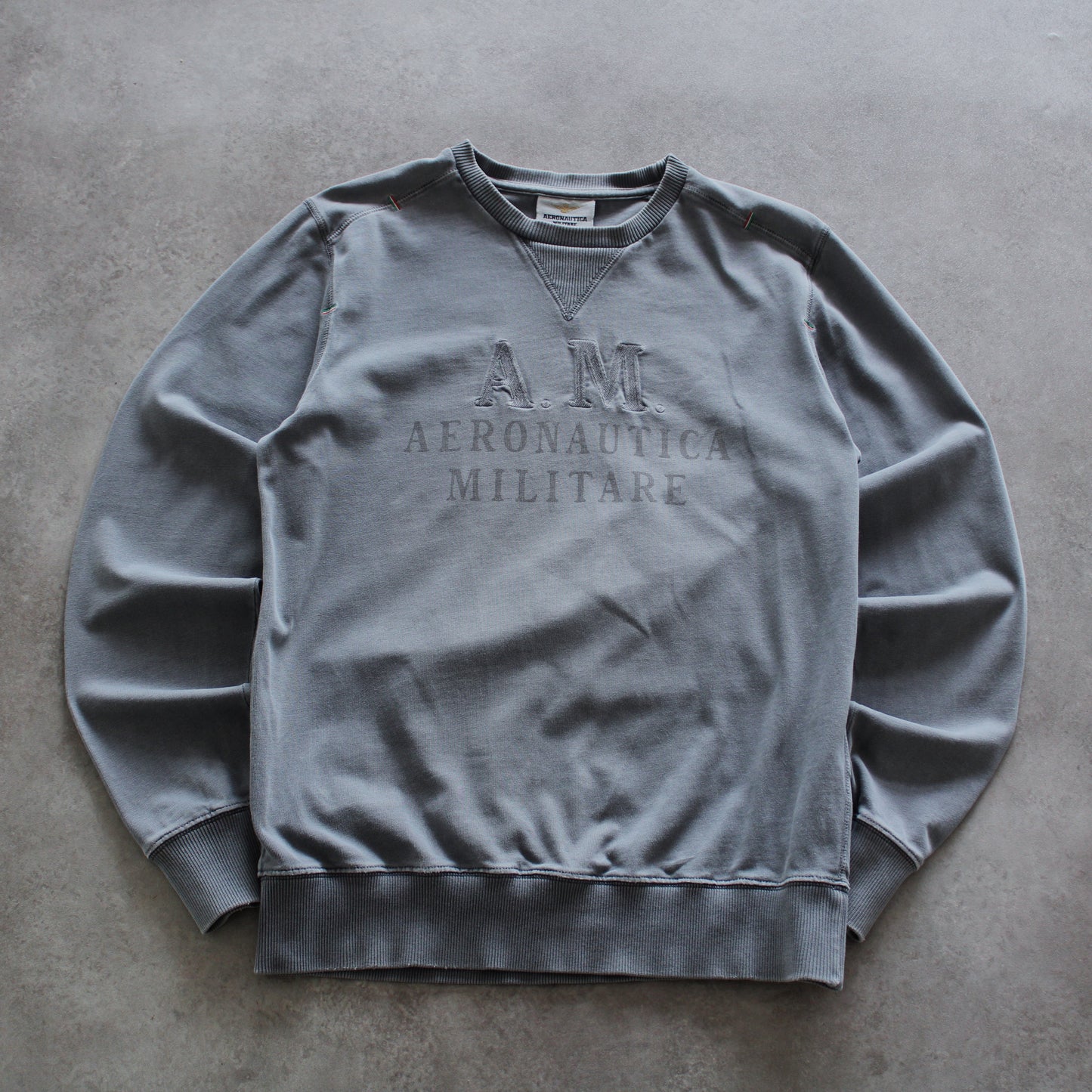 Aeronautica Militare Embrioed Crewneck Sweater (Man-M)