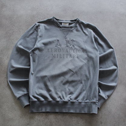 Aeronautica Militare Embrioed Crewneck Sweater (Man-M)