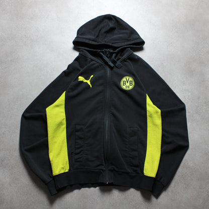 Puma X Borussia Dortmund Kapuzenpullover mit Reißverschluss (Herren-L) 