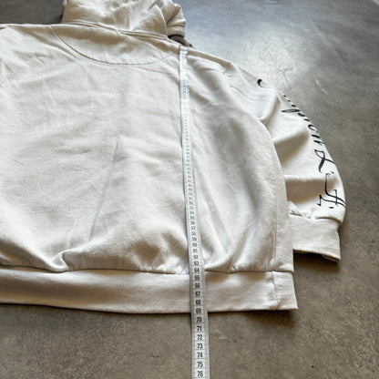 Gonzalez White Script Graphic Hoodie XL