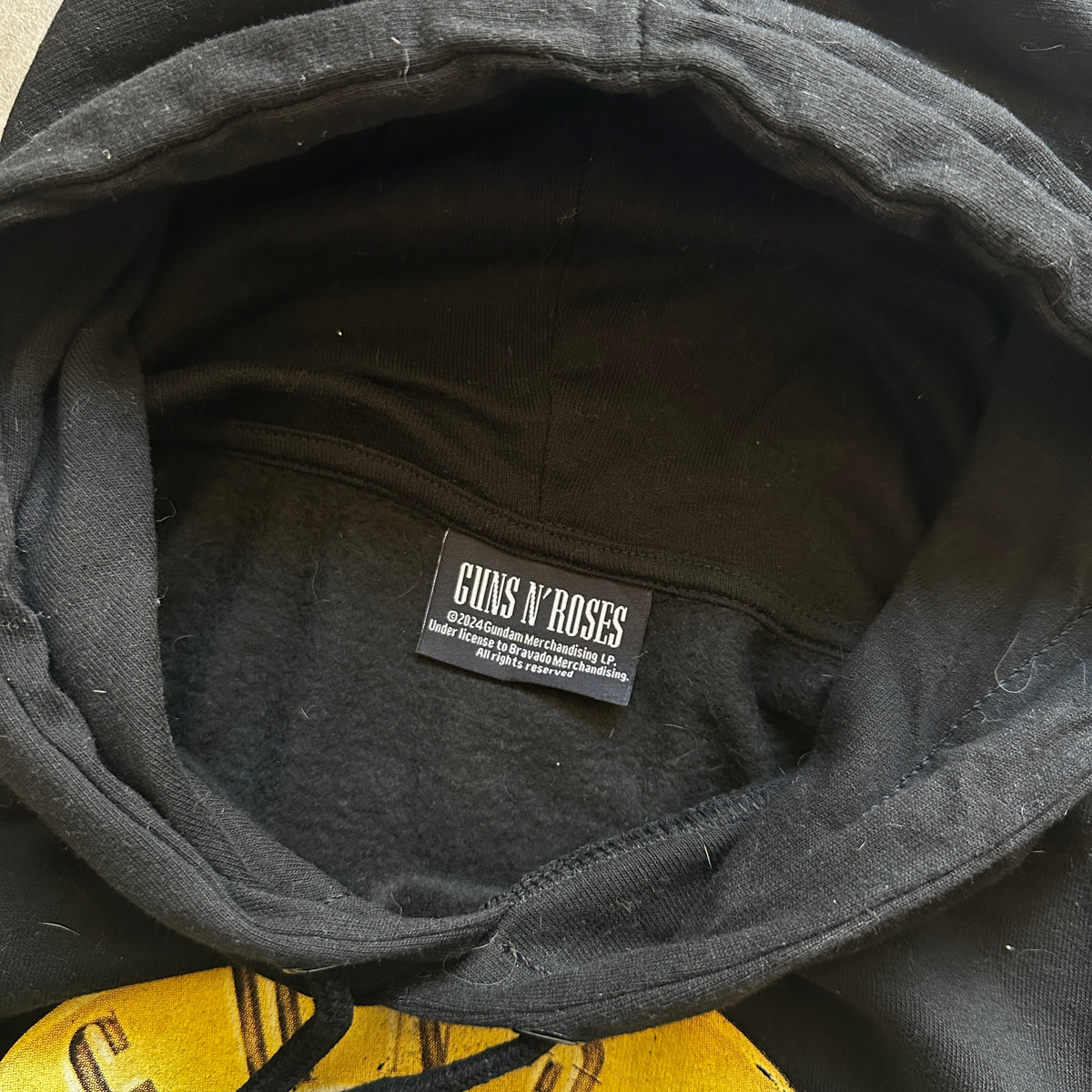 Guns N' Roses Black Logo Graphic Hoodie M