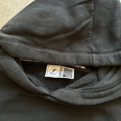 JP Clothing Black Embroidered Logo Hoodie XS