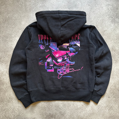 JP Clothing Black Embroidered Logo Hoodie XS
