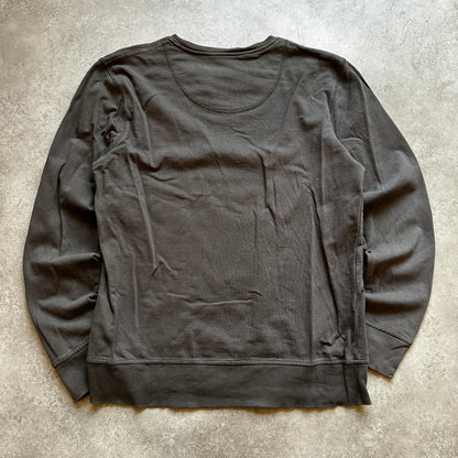 Cerruti Jeans Wash Black Mini Logo Crewneck L