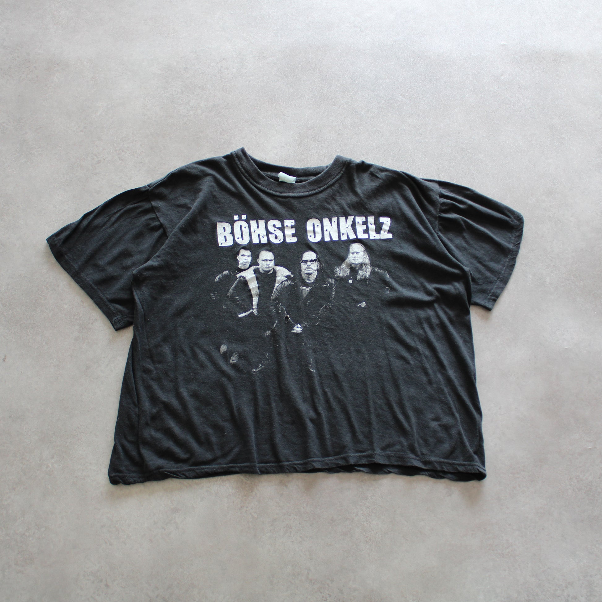 Böhse Onkelz t-shirt, vintage band tee, 90s rock t-shirt, rare band merch, oversized black tee, vintage streetwear Hungary