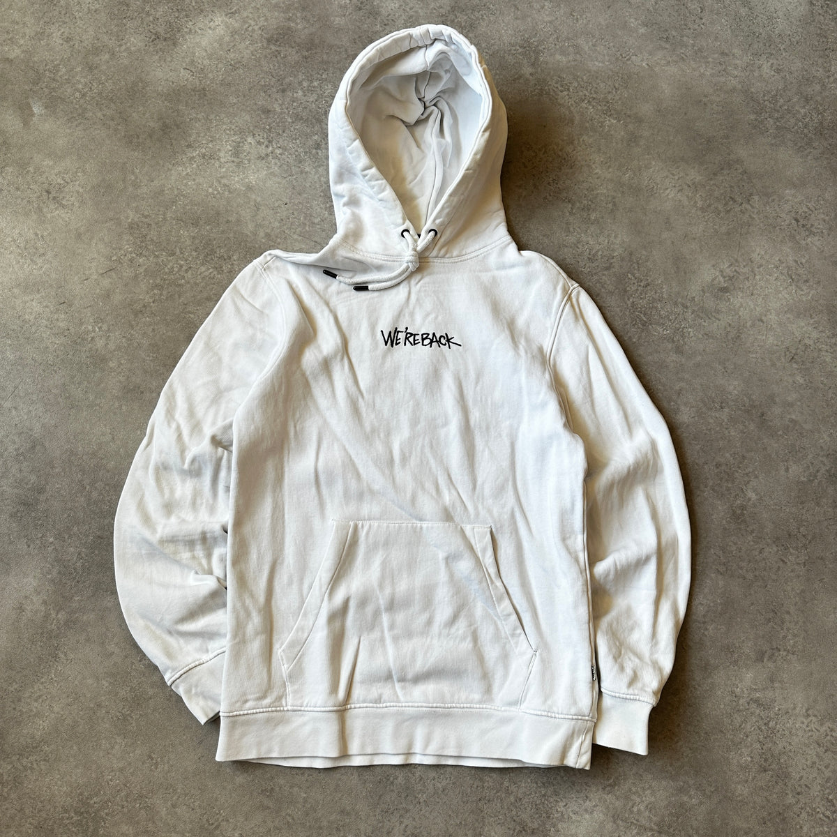 America Today White We're Back Hoodie XS