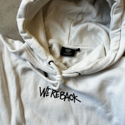 America Today White We're Back Hoodie XS