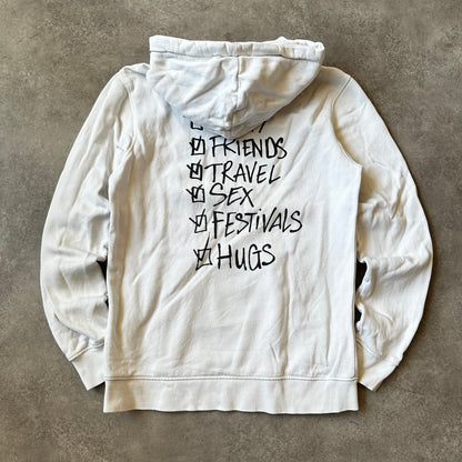 America Today White We're Back Hoodie XS