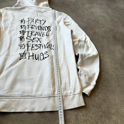 America Today White We're Back Hoodie XS
