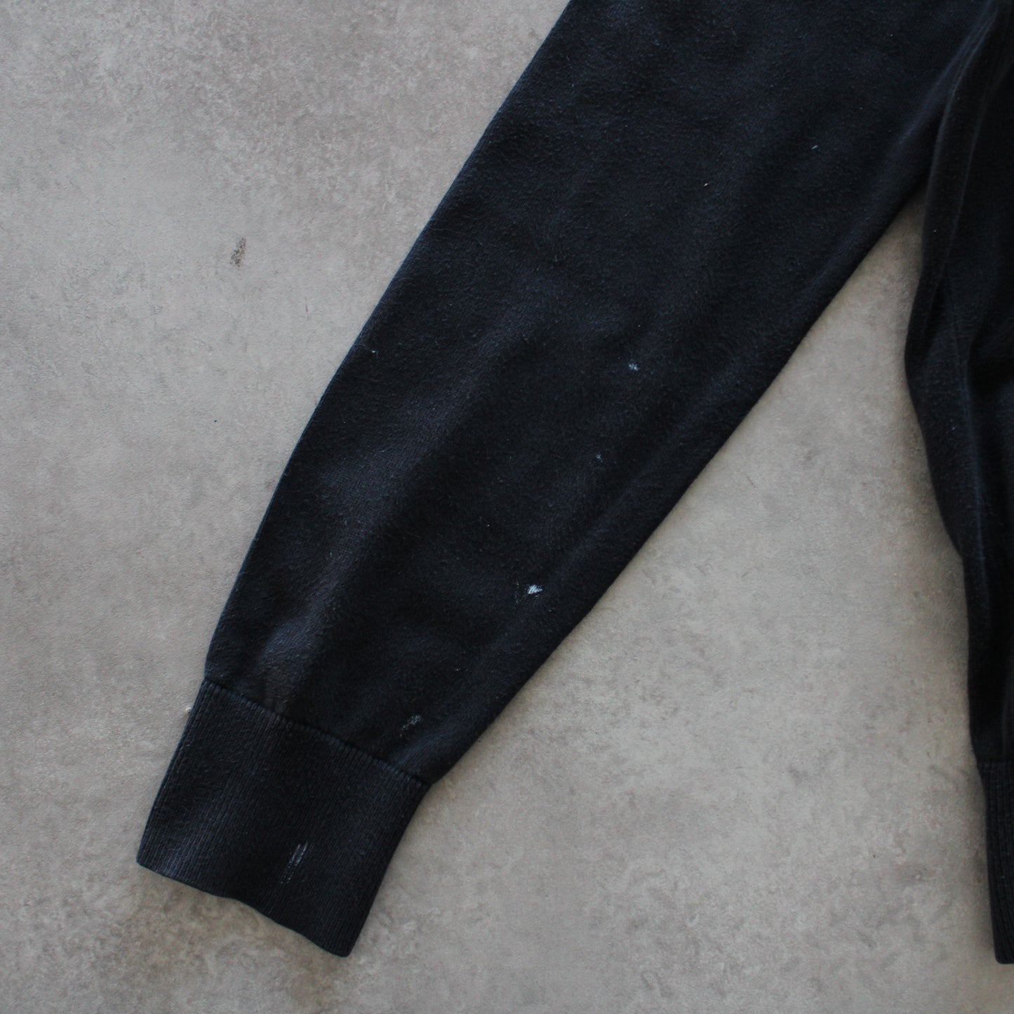 G-Star RAW Black Hoodie – Embroidered Denim Logo (Man-XL) [FLAWED]