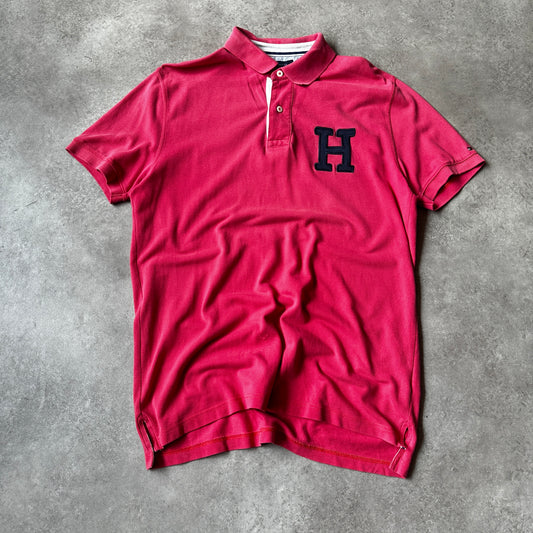 Tommy Hilfiger Pink H Patch Polo L