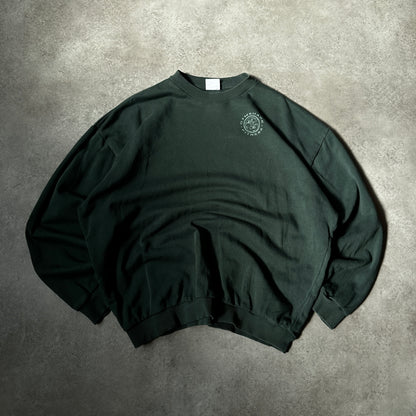 Gymshark Dark Green Circle Logo Crewneck XS