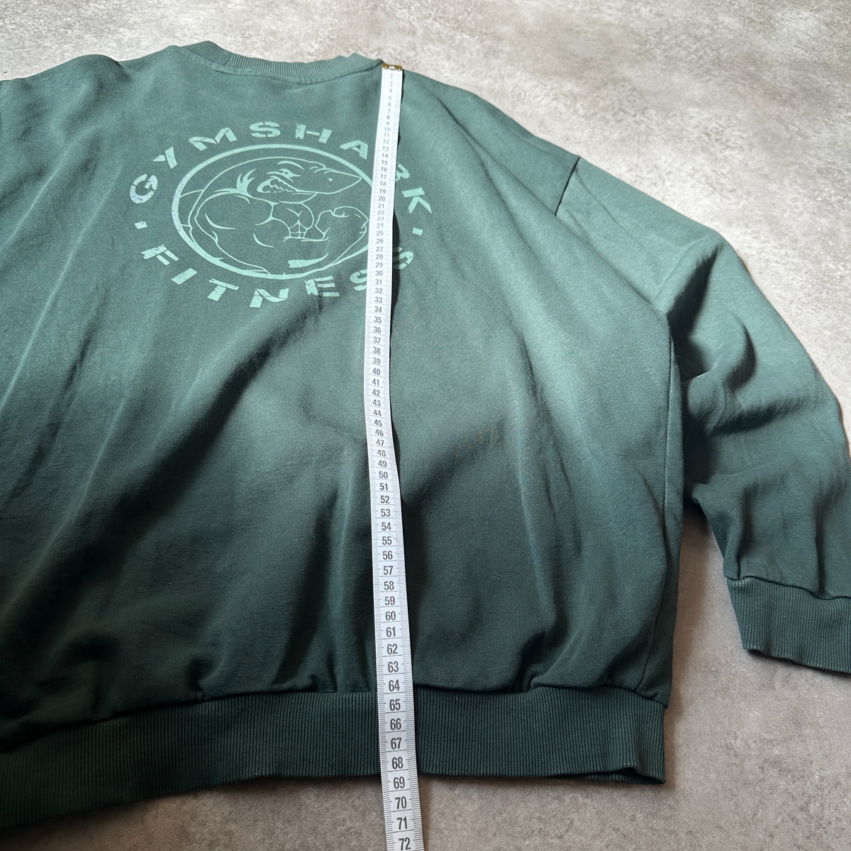 Gymshark Dark Green Circle Logo Crewneck XS