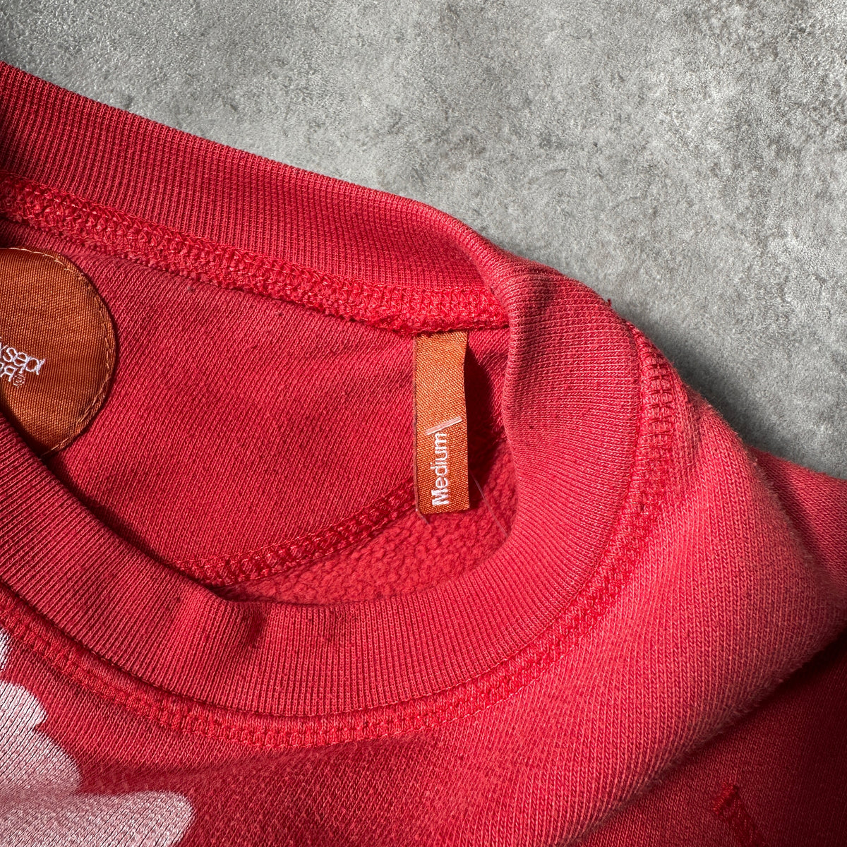 Hixsept Red Graffiti Print Crewneck M