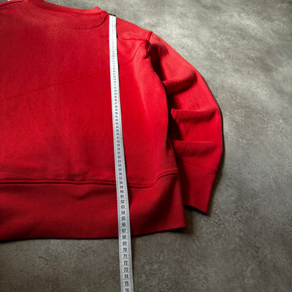 Hixsept Red Graffiti Print Crewneck M
