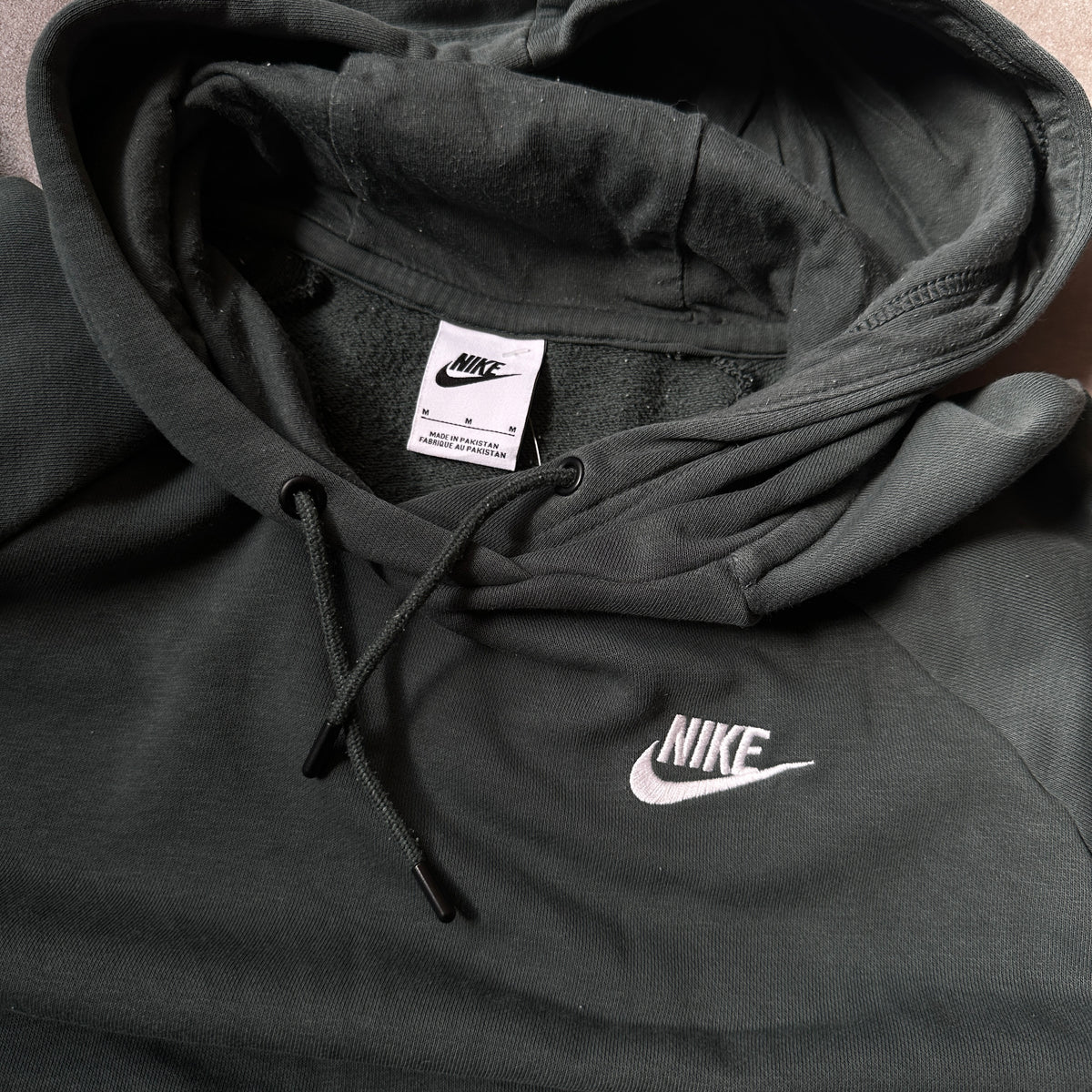 Nike Dark Green Mini Swoosh Hoodie M