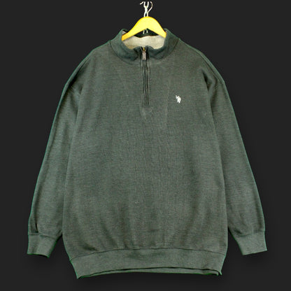 US Polo Assn. Pullover mit 1/3-Reißverschluss