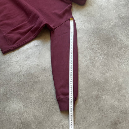 Champion Maroon Logo Hoodie S