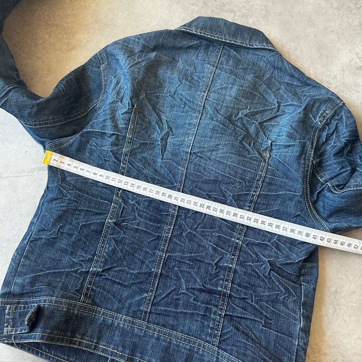 ICEblue Vintage Dark Wash Denim Jacket S