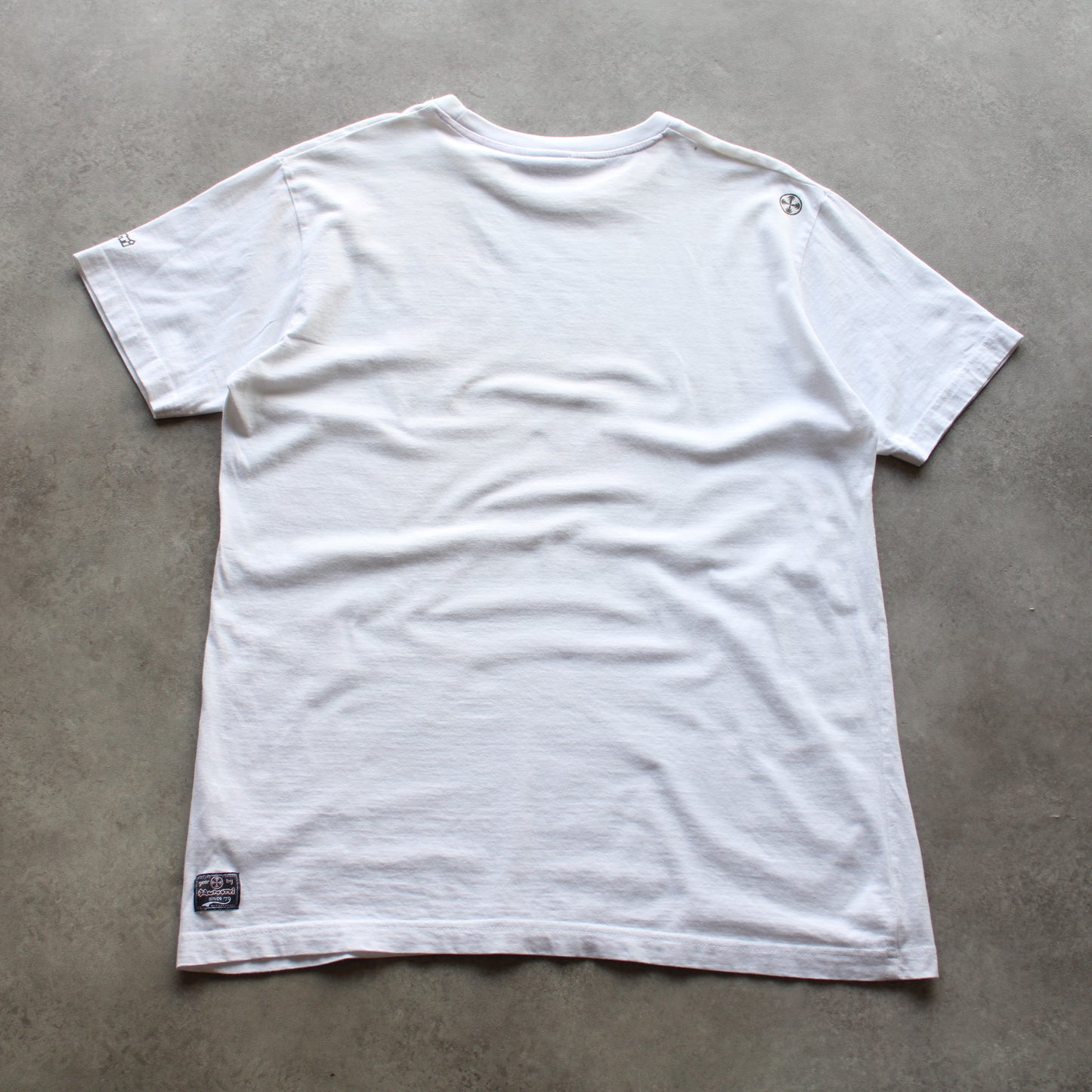 Brunotti Graphic T-Shirt – White, Printed Logo & “Good Vibes” Design (Man-XL)
