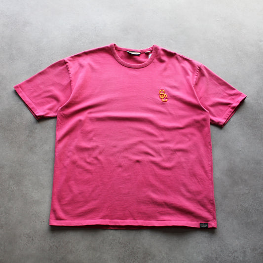 Scotch & Soda T-Shirt – Pink, Small Embroidered Logo Detail, Casual Fit (Man-XL)