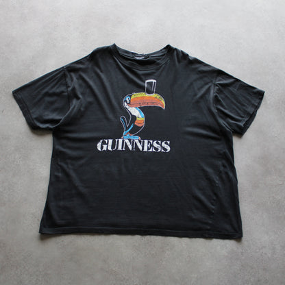 Guinness Vintage T-Shirt – Black with Toucan Graphic Print (Man-XL)