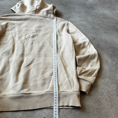 Kultivate Beige K Logo Hoodie S