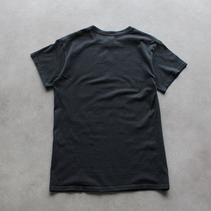 Heavy Sentence Graphic Band T-Shirt – Black "Bang to Rights" Print (Man-S)