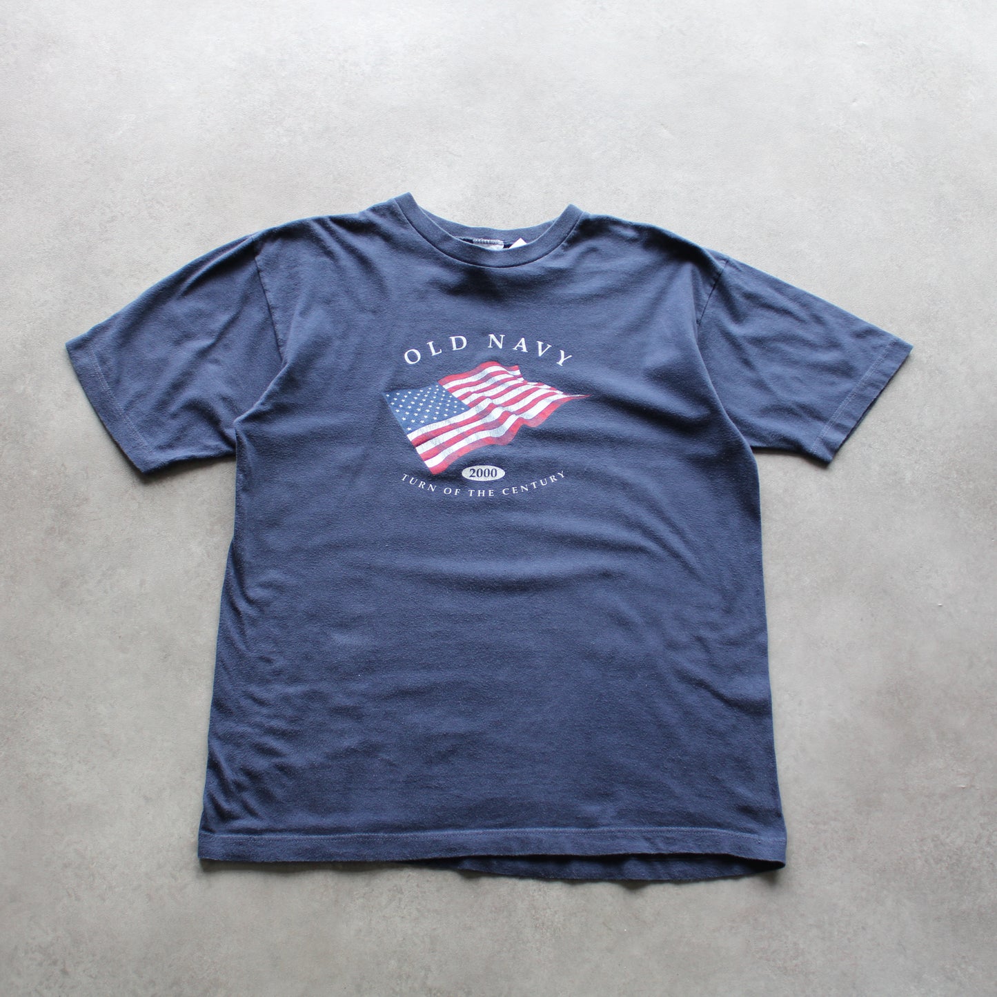Old Navy 2000 Millennium Graphic T-Shirt – Navy Blue (Man-S)