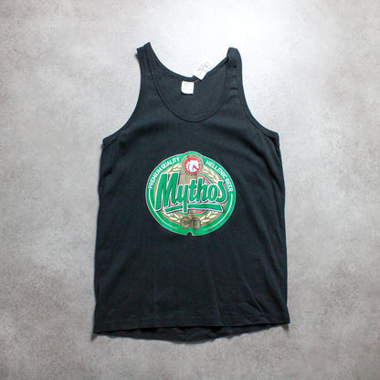 Dimitri Kaloudis Mythos Griechisches Bier Tanktop (Herren-L) 