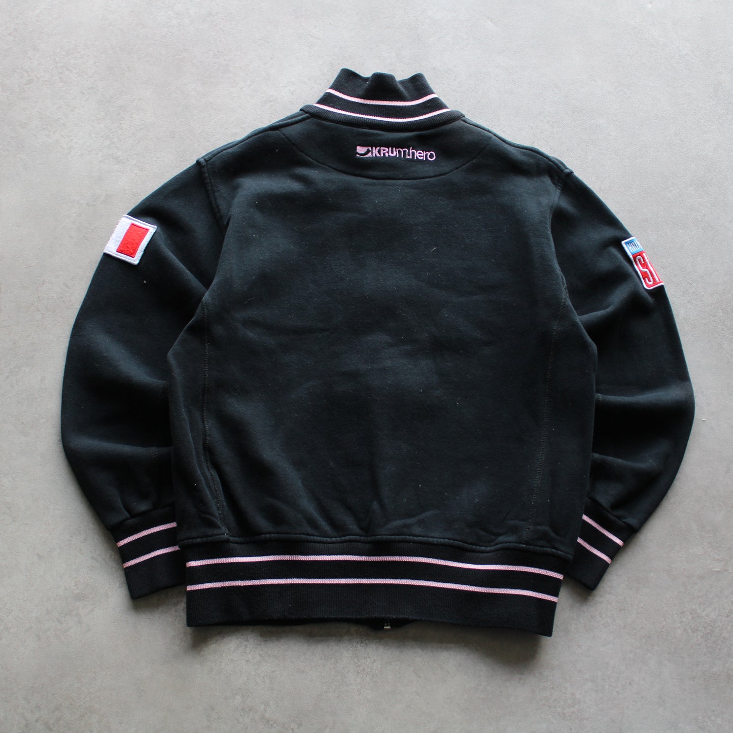 Krum.hero Italia Embroidered Zip Up Sweater (Woman-M)