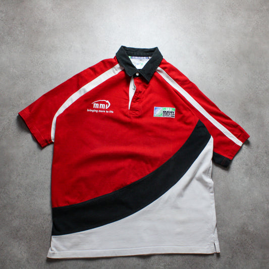 Gilbert iRB Rugby World Cup Sevens 2009 Poloshirt (Herren-XL) 