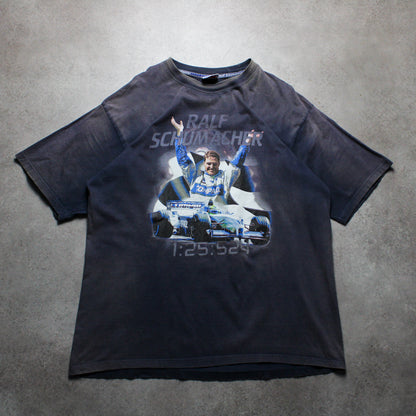 Vintage Ralph Schumacher BMW Williams Team Racing Formel 1 T-Shirt (Herren-XL) [DISTRESSED] 