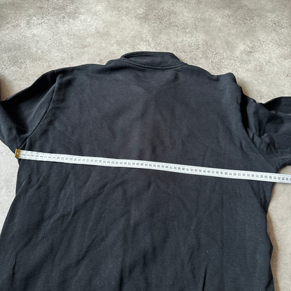In Gold We Trust Black Full-Zip Sweatshirt XXL