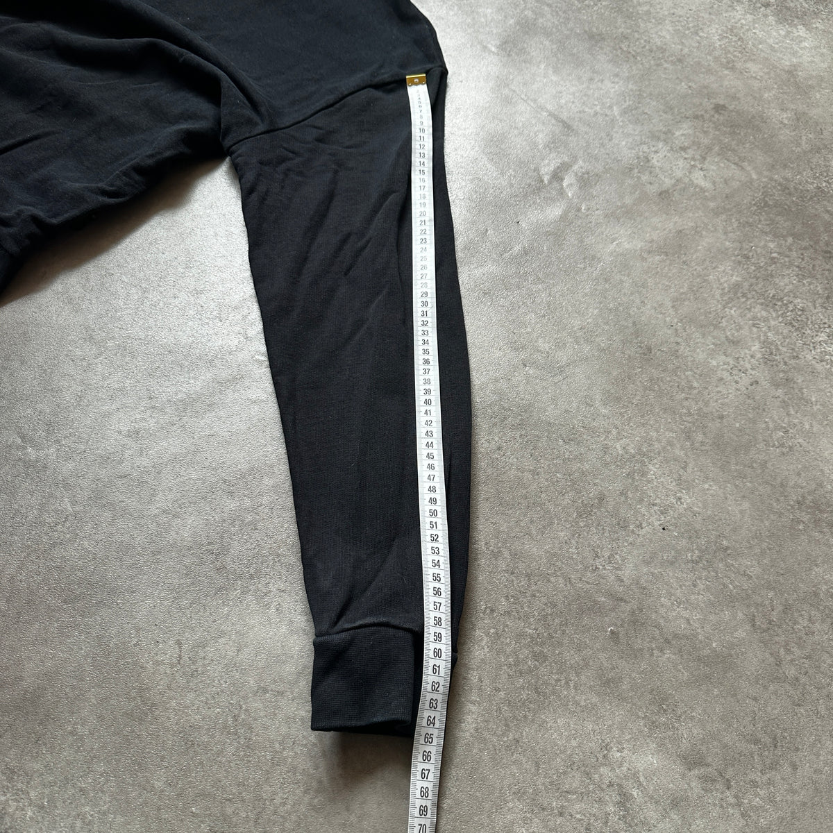 In Gold We Trust Black Full-Zip Sweatshirt XXL