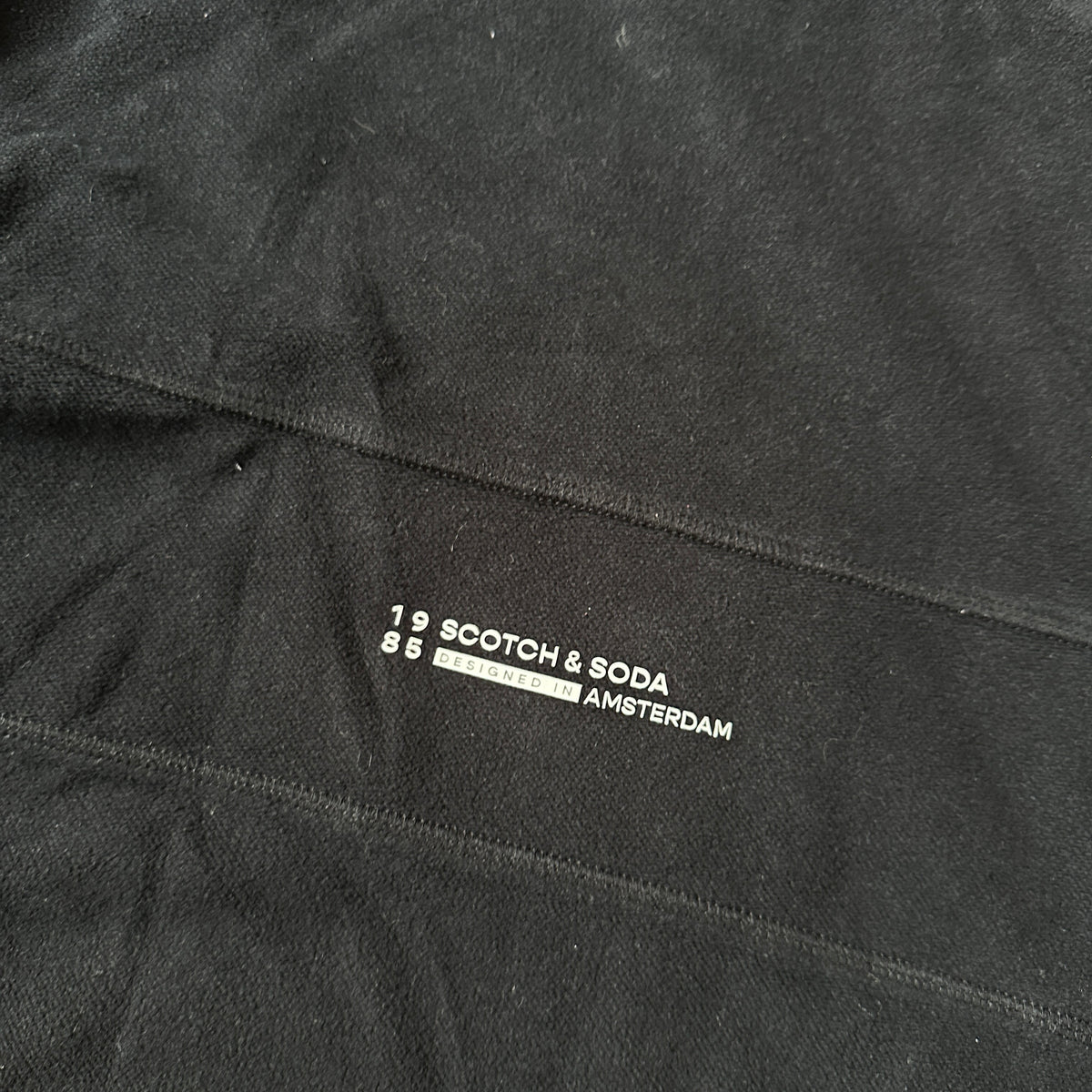Scotch & Soda Black Fleece Crewneck M