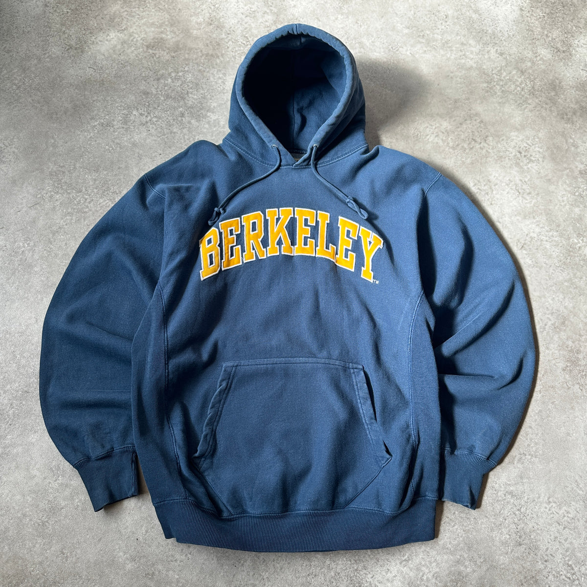 Steve & Barry's Navy Berkeley Arch Logo Hoodie M