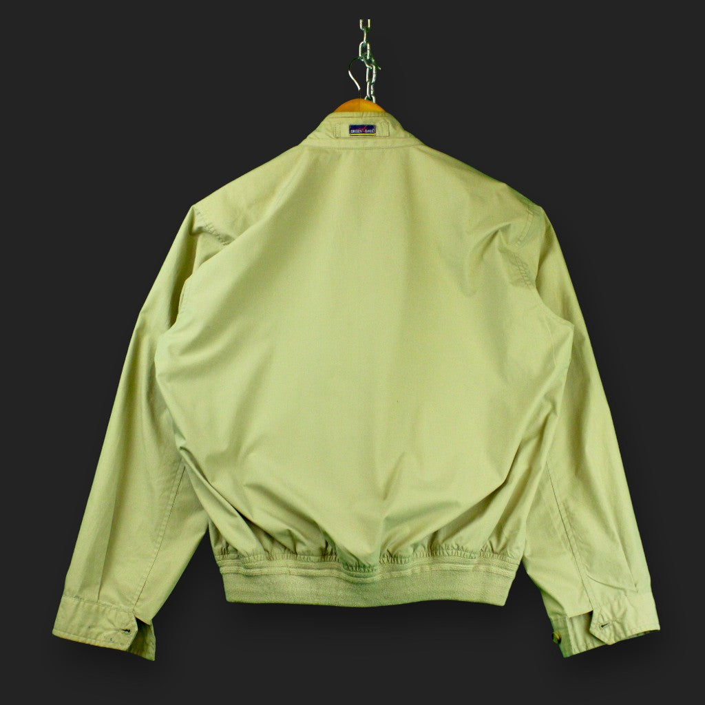 Grüne Blätter Vintage Harrington Jacke