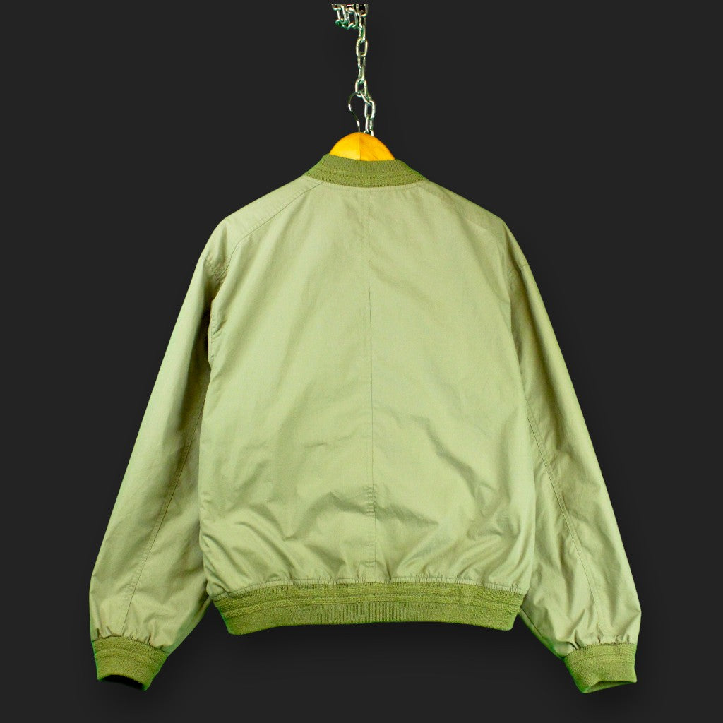 Grüne Blätter Vintage Harrington Jacke