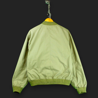 Grüne Blätter Vintage Harrington Jacke