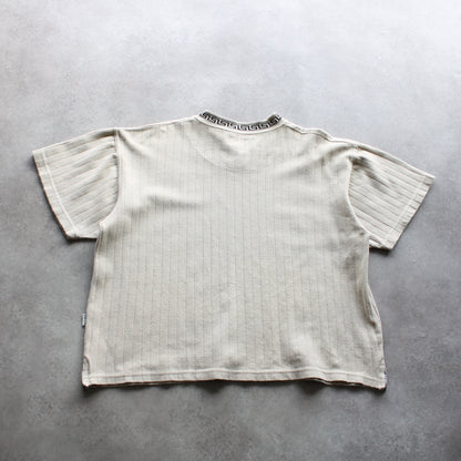 Billy Dean Vintage Textured Tee – Beige (Man-M)