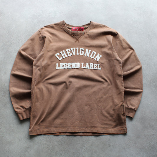 Chevignon “Legend Label” Vintage Long Sleeve – Brown (Man-L)