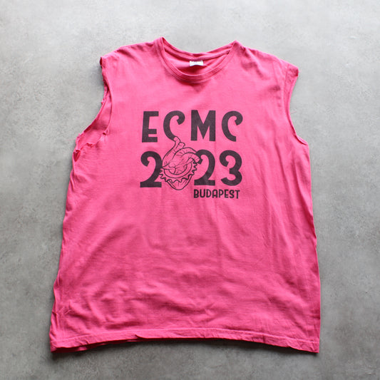 B&C ECMC 2023 Budapest Sleeveless Tee – Pink (Man-L)