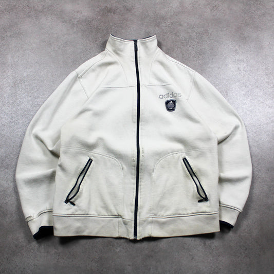 Adidas Vintage Full Zip Sweater (Herren-M) [DISTRESSED] 